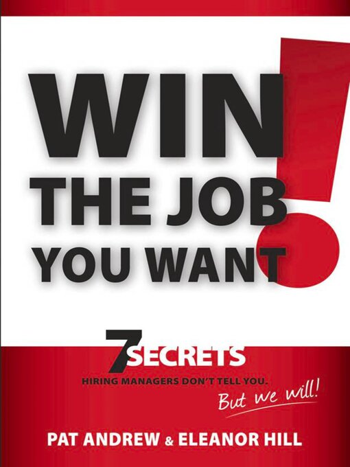 Title details for Win the Job You Want! by Patricia Andrew - Available